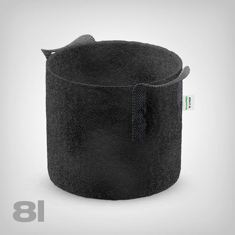 GrowPRO Fabric Pot, 8 Liters – Growmart