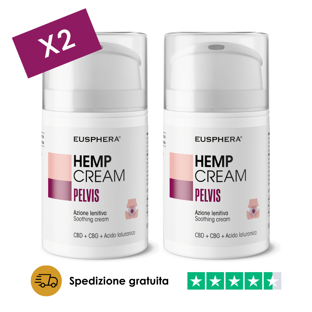 Konopný krém Pelvis – upokojujúci intímny krém, dvojbalenie (2 × 50 ml)