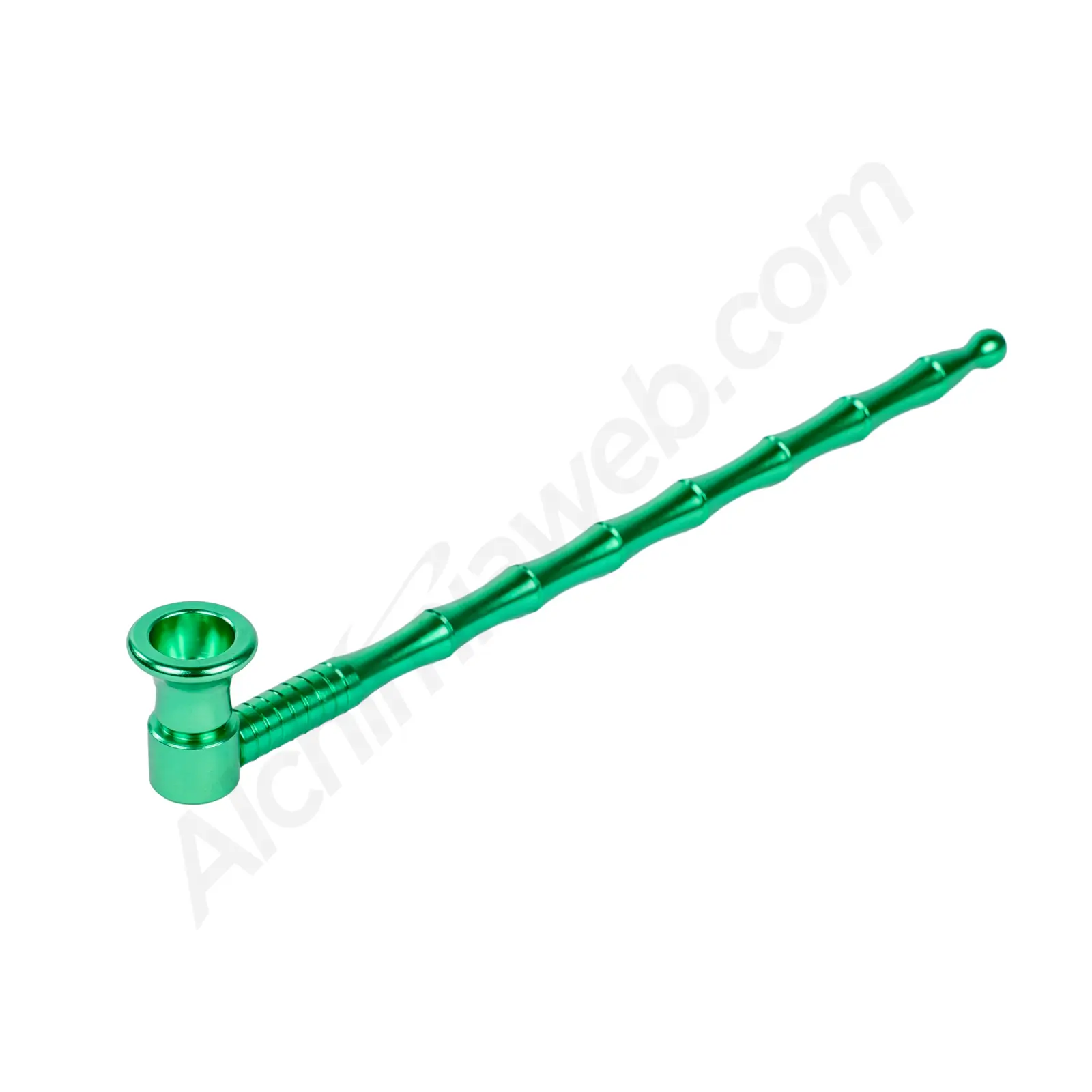 Black Leaf Long Metal Pipe – Alchimia Grow Shop