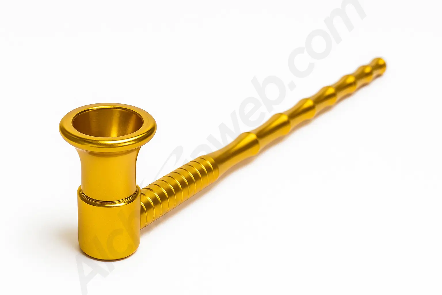 Black Leaf Long Metal Pipe – Alchimia Grow Shop