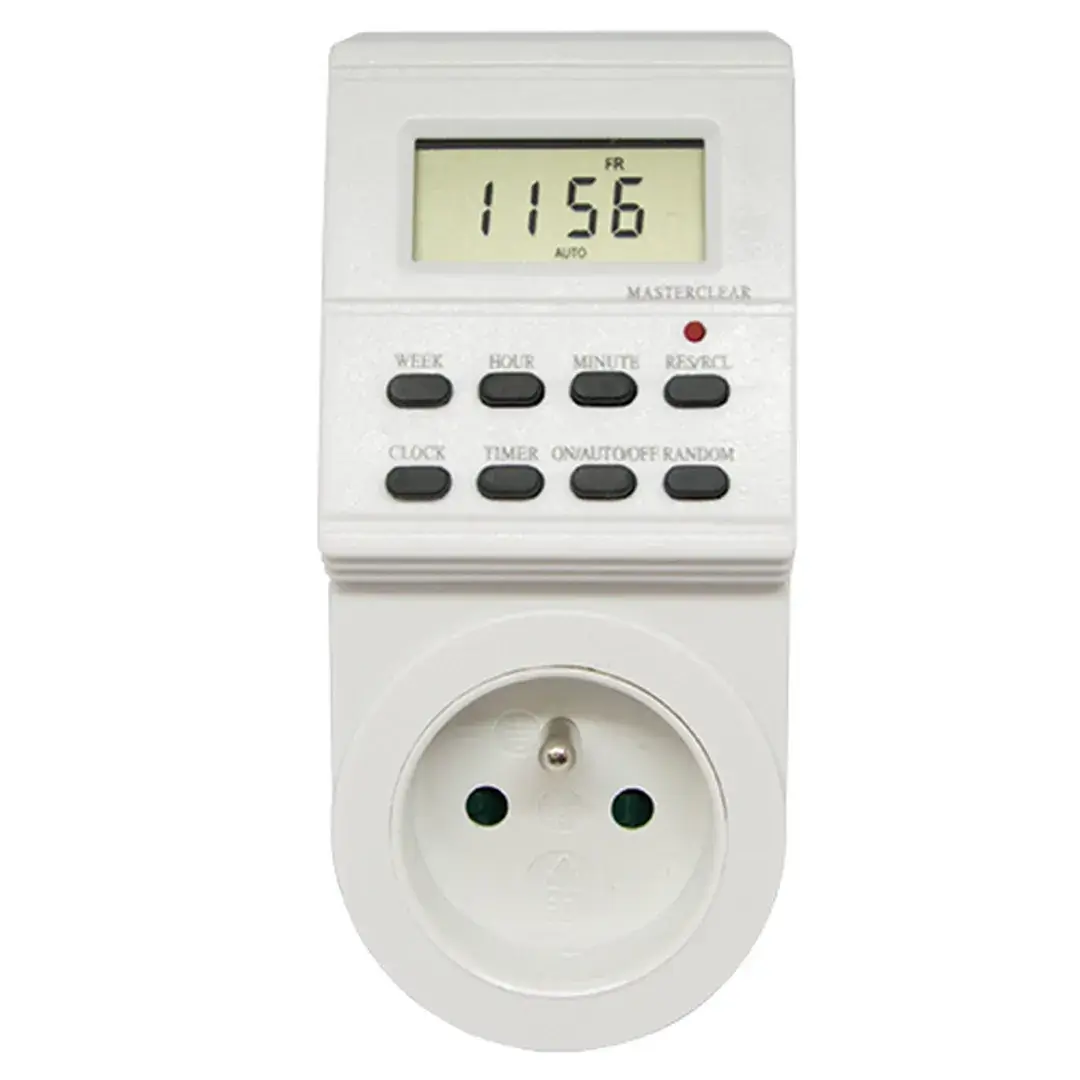 Digital Timer Programmable CE (Prise Française) – Alchimia Grow Shop