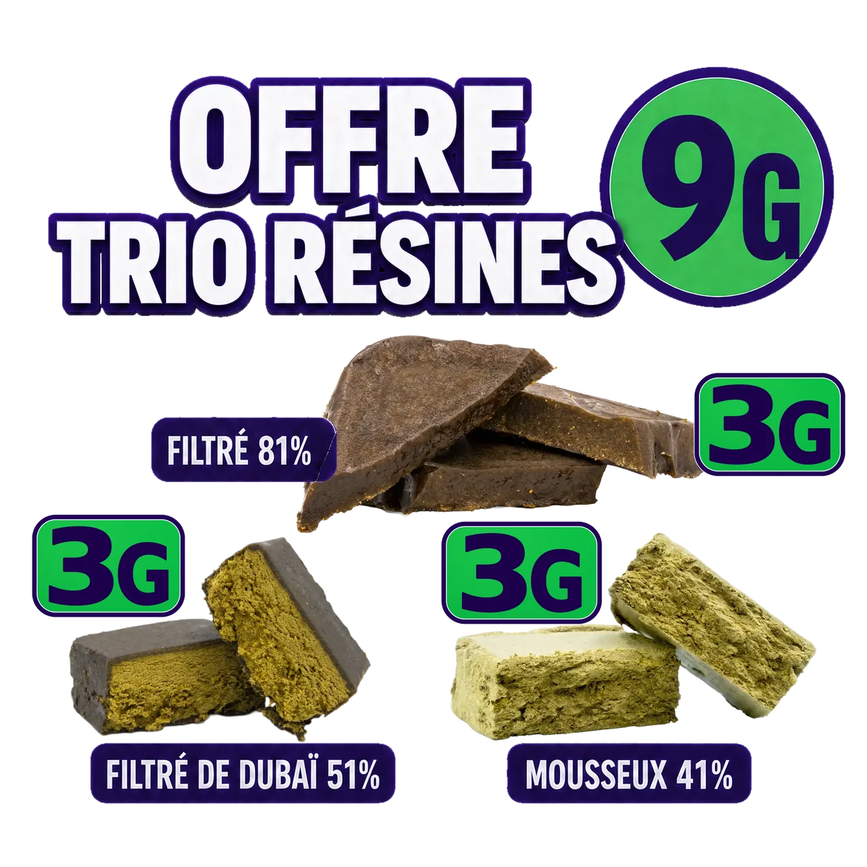 Resin Trio Pack